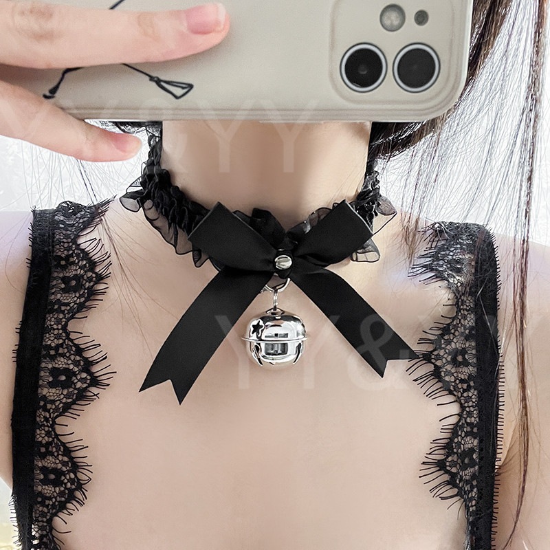 チョーカー ベルト チョーカー セクシーランジェリー 大人  鈴付き ネックレス 下着 アクセサリー セクシーコスプレ インナー 可愛い エロい下着 エロ可愛い えろいコスプレ エロ 大人 エロ下着 エロカワ下着 小悪魔 過激 下着 エロい服[k11]