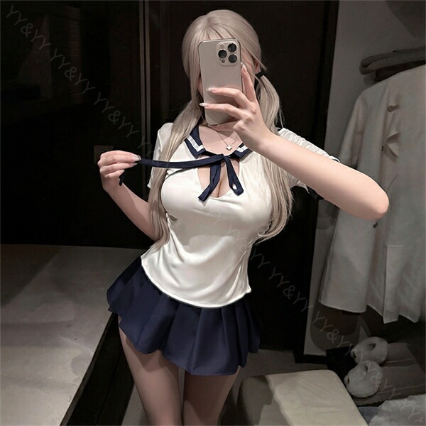 セクシーランジェリー 超過激 コスプレ 学生服 定番 制服 セーラー服 コスチューム  衣装 トップス ミニスカ チェック柄 ミニ丈 超絶ミニ Tバック 撮影 伸縮性 着心地イベント パーティ ルームウェア 部屋着 セクシー エロ エロ下着 女装