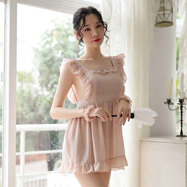 メイド服 セクシーランジェリー エプロン ドレス ベビードール セクシー ランジェリー 大人 スケスケ ワンピース エロい下着 セクシーランジェリー 可愛いベビードール  部屋着 大人 セクシーコスプレ エロいコスプレ エロ[w578]