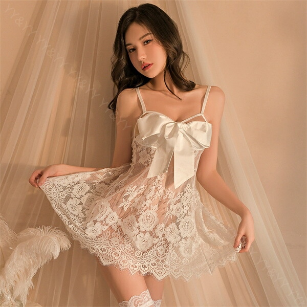 ベビードール セクシーランジェリー 超過激 オープンブラ セクシー ランジェリー 下着 レディース 紐パン セット可愛い ベビードール リボンオープン セクシー コスチューム スケスケ 総レース ベビードール ランジェリー 女性 下着