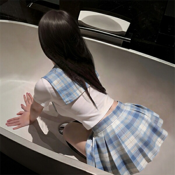 セクシー コスプレ セーラー服 セクシー コスチューム 学生服 制服 セクシー チェック柄 ゆめかわ メルヘン ネクタイ コスチューム シャツ 半袖 ミニスカート ミニスカ プリーツ セクシーランジェリー 過激 ランジェリー 下着 可愛い エロ エロ下着