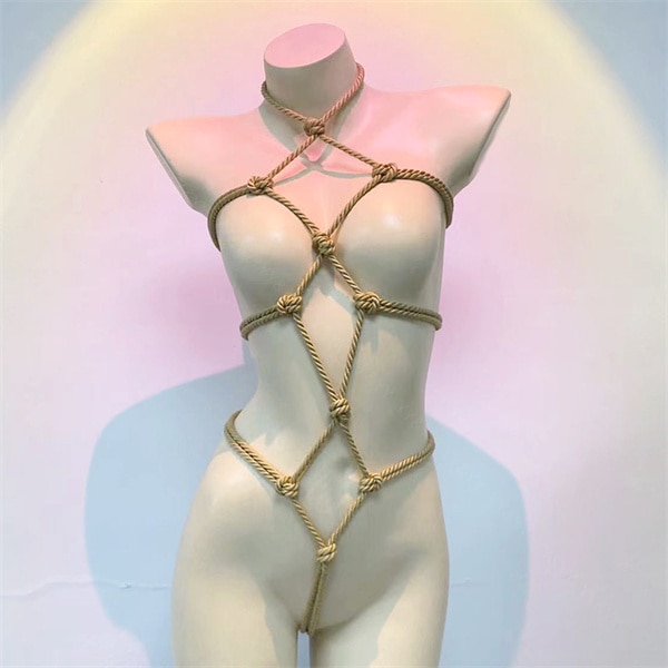 セクシーランジェリー 過激 大きいサイズ セクシー下着 エロ下着 ランジェリー コスプレ XL 3L 4L 亀甲縛りプレイスーツ 亀甲風 セクシー オープンバスト胸開き 穴あき穴開き オープンクロッチ 紐 可愛い コスプレ セクシー コスチューム