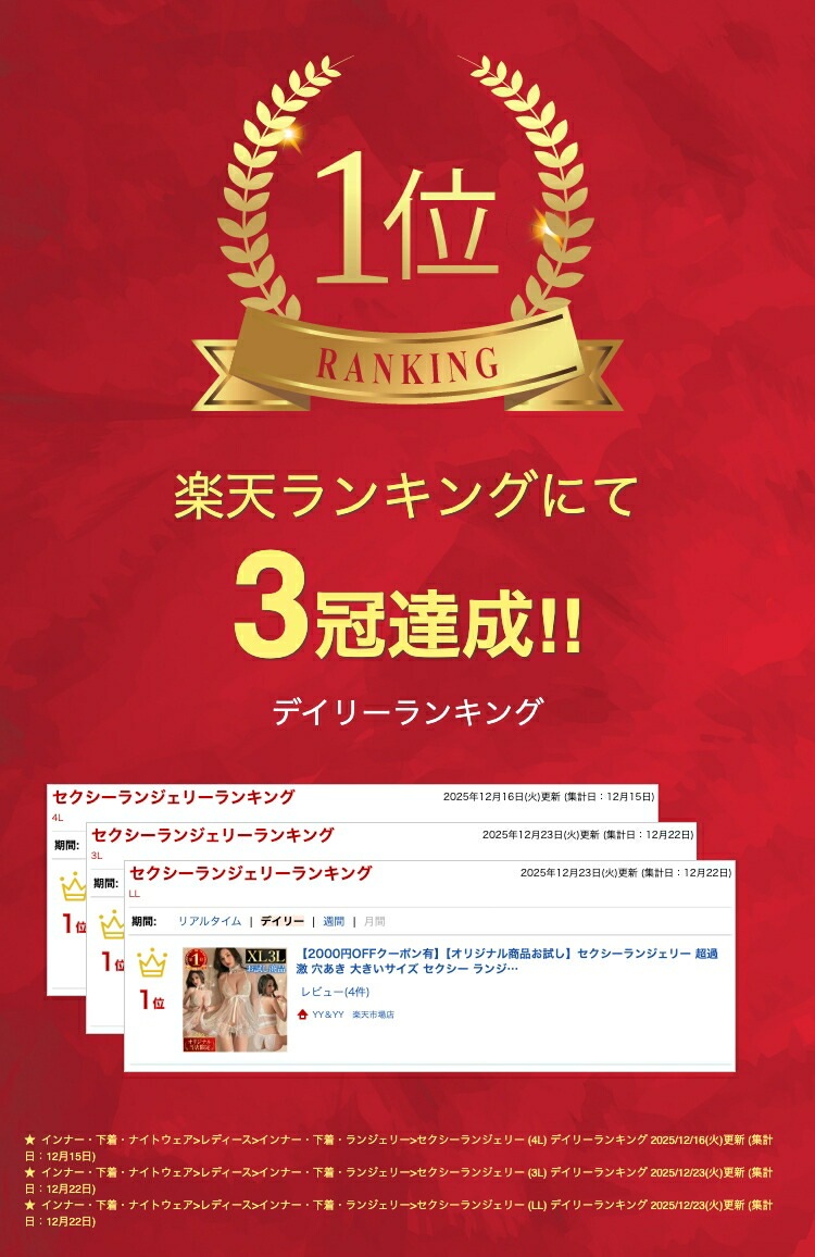 セクシーランジェリー 超過激 穴あき 大きいサイズ セクシー ランジェリー 過激 ベビードール セクシー下着 エロ下着 ランジェリー ルームウェア 股割れ XL 2L 3L 超過激 エロ 過激 可愛い 大人 前開き 総レース[w188d]