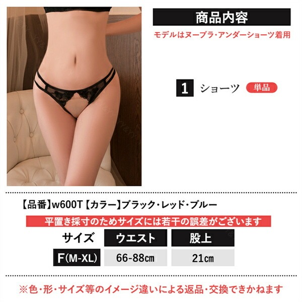 股割れ ショーツ レディースショーツ  セクシーショーツ シースルー  透けるショーツ  穴あき下着 ショーツ  エロパン 総レース セクシーランジェリー エロい下着 セクシー ランジェリー エロ下着 エロかわ 大人かわいい  スケスケ[w600t]
