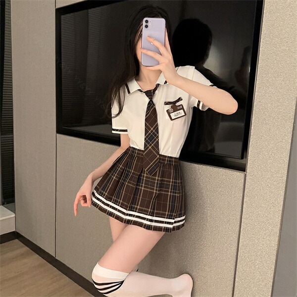 セクシー コスチューム JK 学生服 セーラー服 コスプレ エロ下着 セクシーランジェリー 大人 可愛い コスチューム セット  セクシーランジェリー 超過激  ホワイトシャツ セクシー コスプレ セクシ- ランジェリー エロい下着[w455]