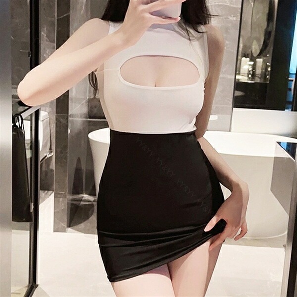 セクシーランジェリー 過激 大きいサイズ ベビードール セクシー下着 エロ下着 ランジェリー ベビードールランジェリーコスプレ コスチューム OL オープンブラ オープンバスト 秘書 教師 セクシー ミニ丈 超過激 可愛い[w1001]