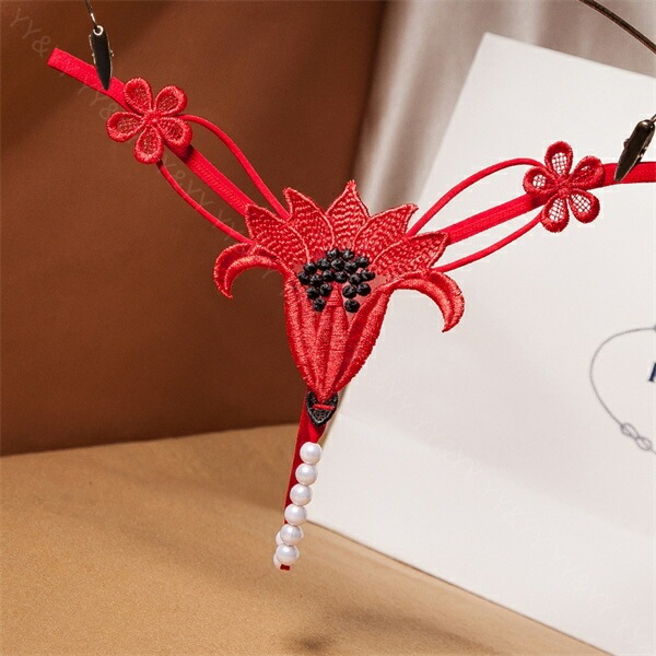 Tバック セクシー  パール　パール付き　過激  ショーツ スケスケ レディースショーツ エロパン 総レース セクシーランジェリー 超過激   エロい下着 セクシー ランジェリー エロ下着 セクシーランジェリー 大人  レディースショーツ