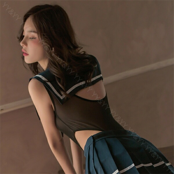 セクシー セーラー服 学生服 セクシーランジェリー 超過激 セクシー コスチューム セクシーランジェリー 上下セット セクシー ランジェリー  大人 ミニスカート プリーツ セーラー服  エロい下着  エロ エロカワ バレンタイン