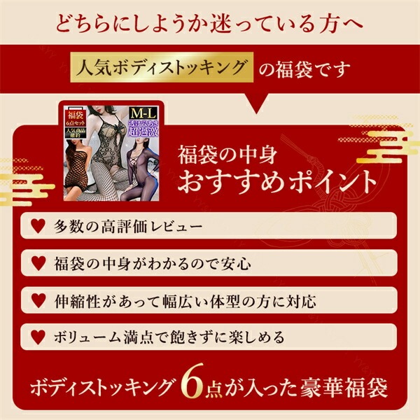 福袋 2026 セクシーランジェリー 人気 ボディストッキング ストッキング 全身タイツ 透け 穴あき 6点セット セクシー ランジェリー 網タイツ テディ レディース ルームウェア 部屋着 ネグリジェ インナー スケスケ[lk21]