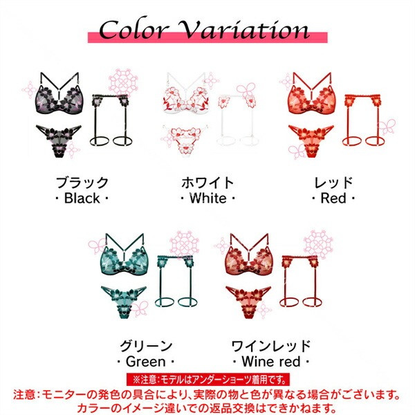 セクシーランジェリー 超過激 ブラセット ガーターベルト レッグリング  Gストリング ショーツ ランジェリー レディース セクシー ランジェリー 下着 上下セット  ガーターベルト ブラセット セクシー コスチューム セクシー ランジェリー[w1054]