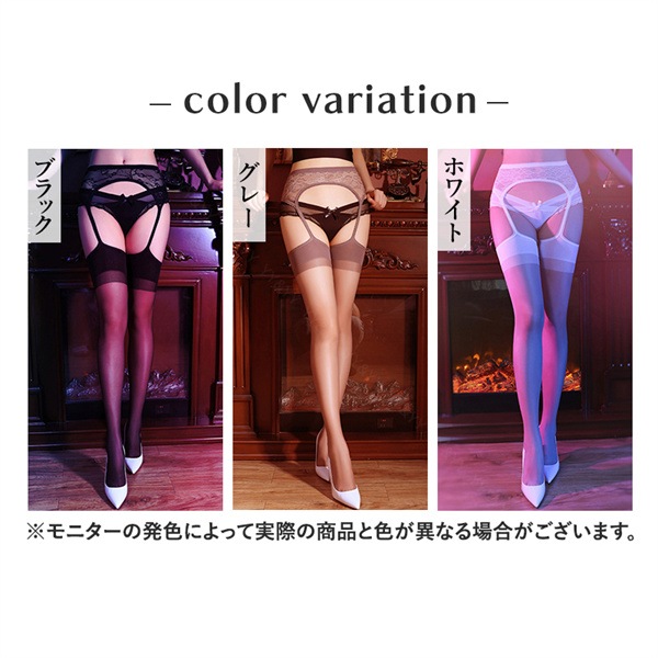 セクシーランジェリー 超過激 ガーター付き ストッキング タイツ ガーターベルト ガーターストッキング ストッキング 透け透け ベビードール セクシー ランジェリー 大人 スケスケ エロい下着 セクシーランジェリー 可愛い OL[g38]