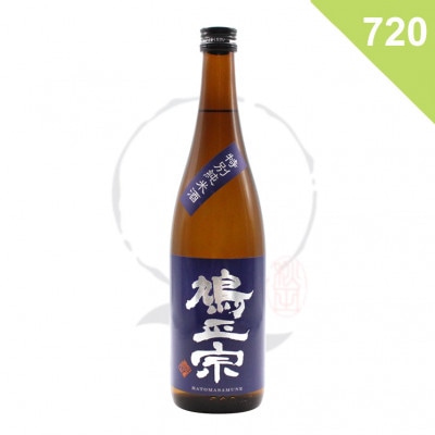 【日本酒】鳩正宗 特別純米酒 華吹雪 【ブルー】 <720ml>の商品画像