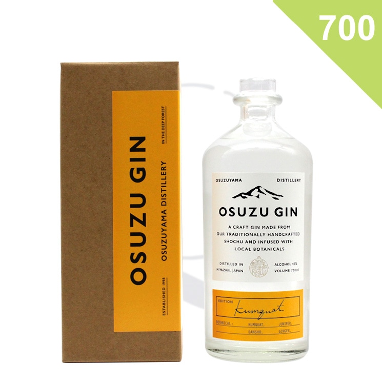 スピリッツ】OSUZU GIN KUMQUAT(金柑) <700ml> | 酒のQoobe オンライン
