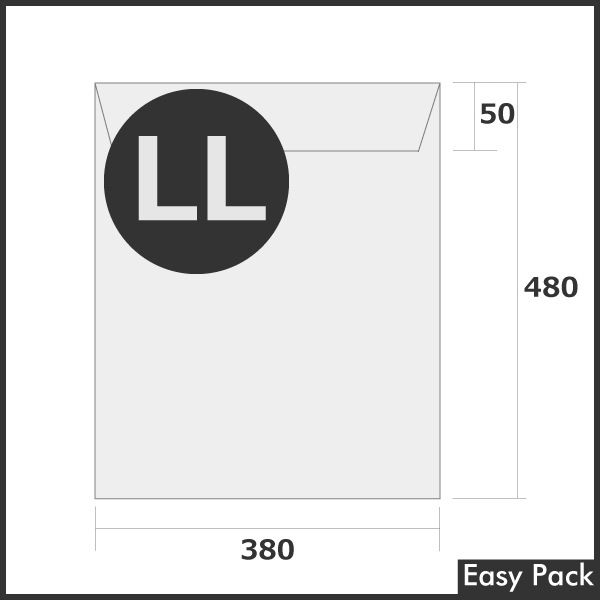 ˡͰ̵ۥӥ˥ PE0.06mm ۥ磻ȥ졼 /  LL  (480mm  380mm + 50mm)