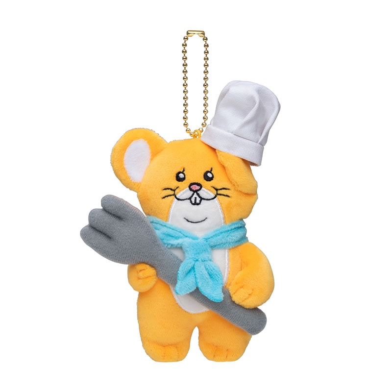 キューライスキャッフェ ぬいぐるみマスコット(スキネズミ