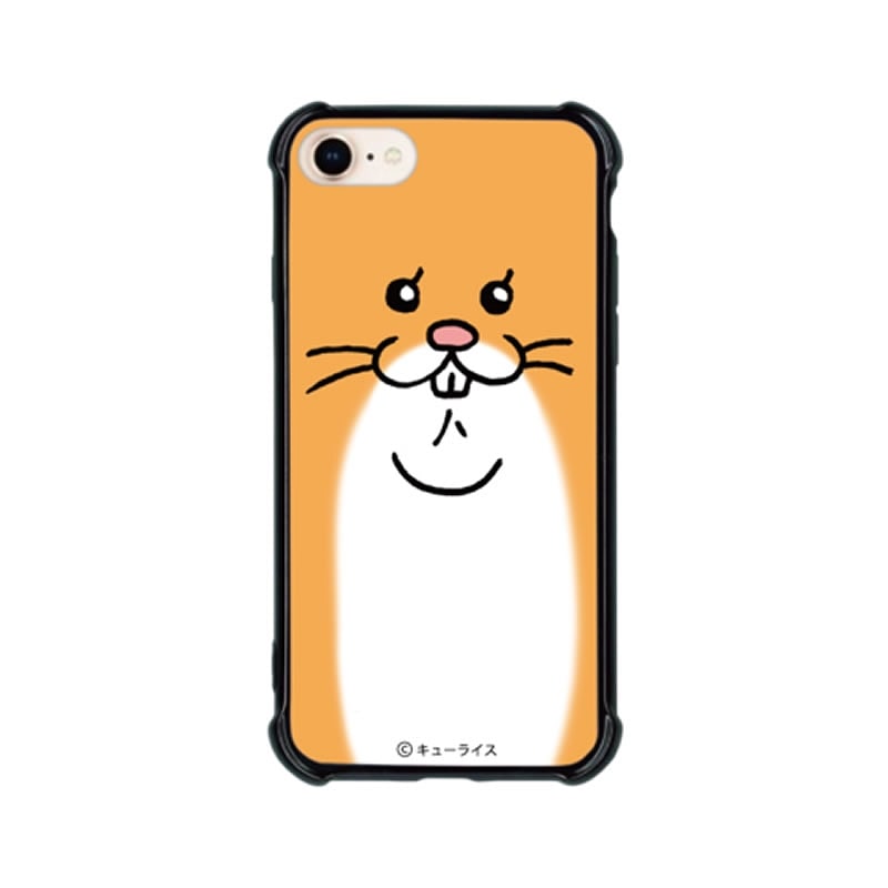 スキネズミ 歯出し スマホケース ハイブリッドタイプ Characters スキネズミ キューライスストア グッズ公式