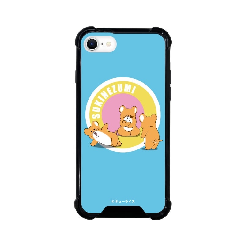 スキネズミ スマホケース ハイブリッドタイプ(いちにち
