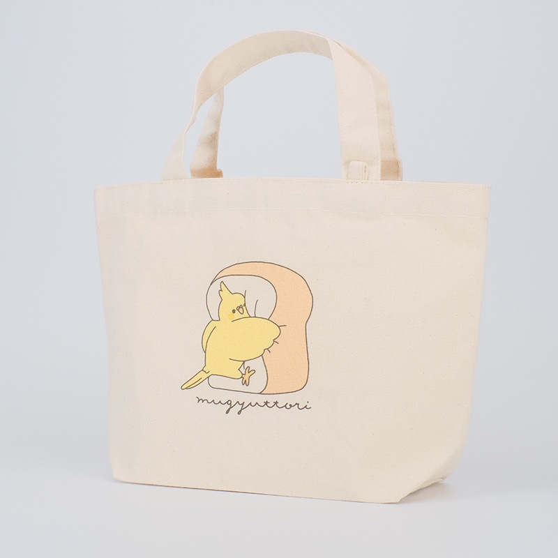 むぎゅっ鳥 ランチトートバッグ オカメインコ