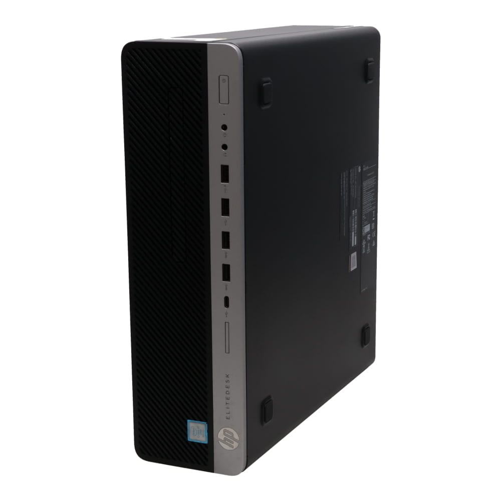 【12ヵ月保証】デスクトップパソコン SSD 第8世代CPU HP EliteDesk 800 G4 SF(Win10x64)  中古 Core i7-3.2GHz(8700)/メモリ16GB/SSD512GB/DVDライタ [並品] 2019年頃購入 TK 厳選した中古パソコン、中古PCのクオリット HP EliteDesk 800 G4