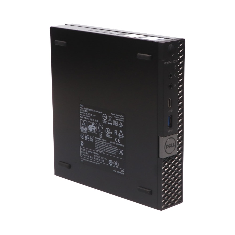 DELL Optiplex 7070 MicroXCTO(Win11x64) 中古 Core i5-2.2GHz(9500T