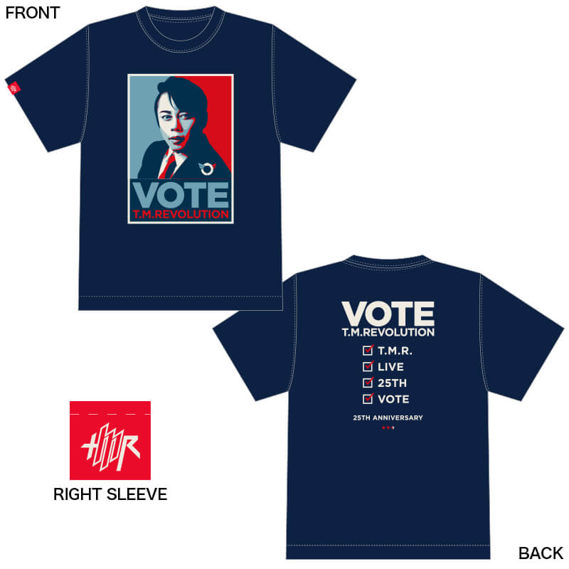 T.M.R. VOTE]Tシャツ A【NAVY】 | T.M.Revolution,T.M.R. LIVE