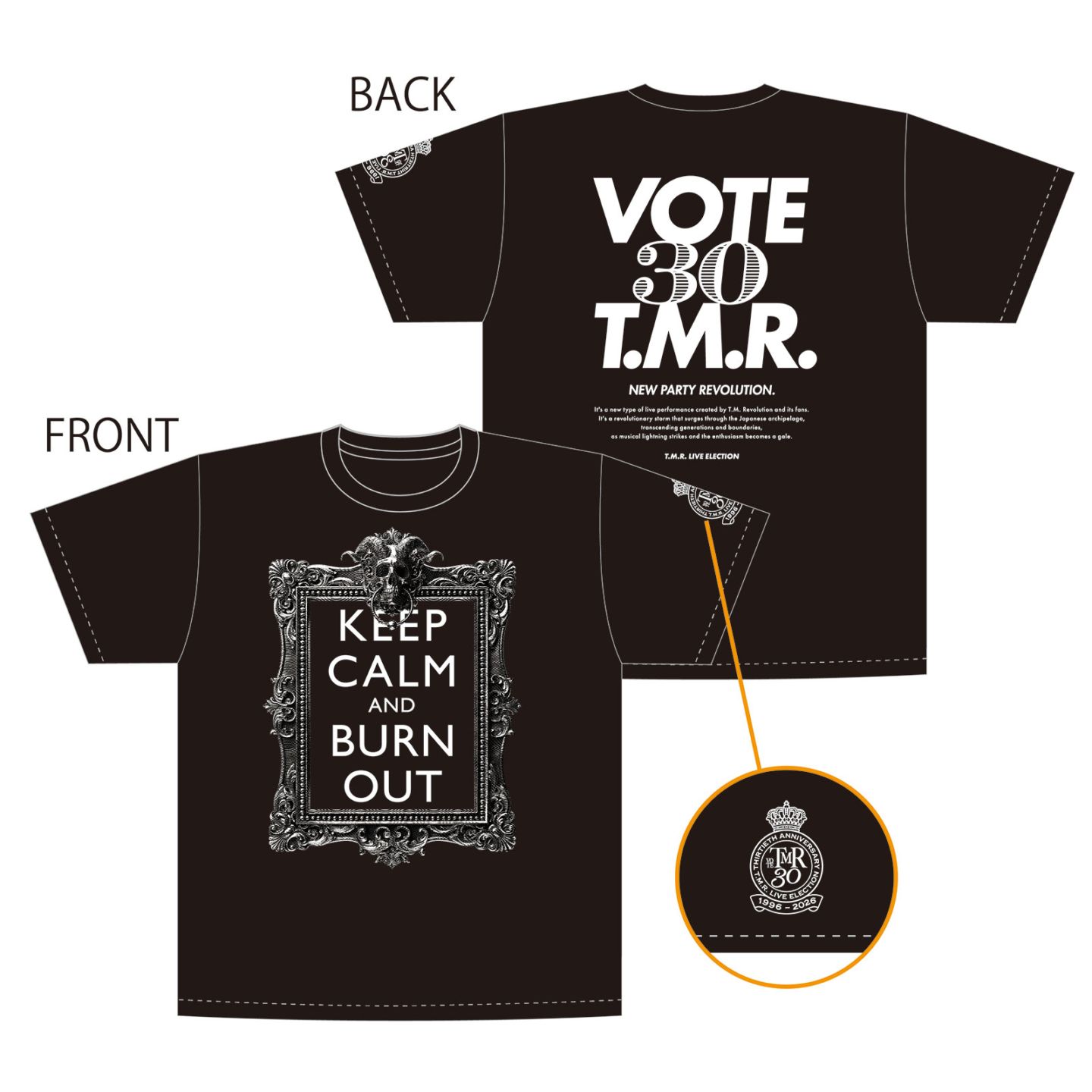 T.M.R. VOTE30] ビッグシルエットTシャツ | T.M.Revolution,T.M.R.