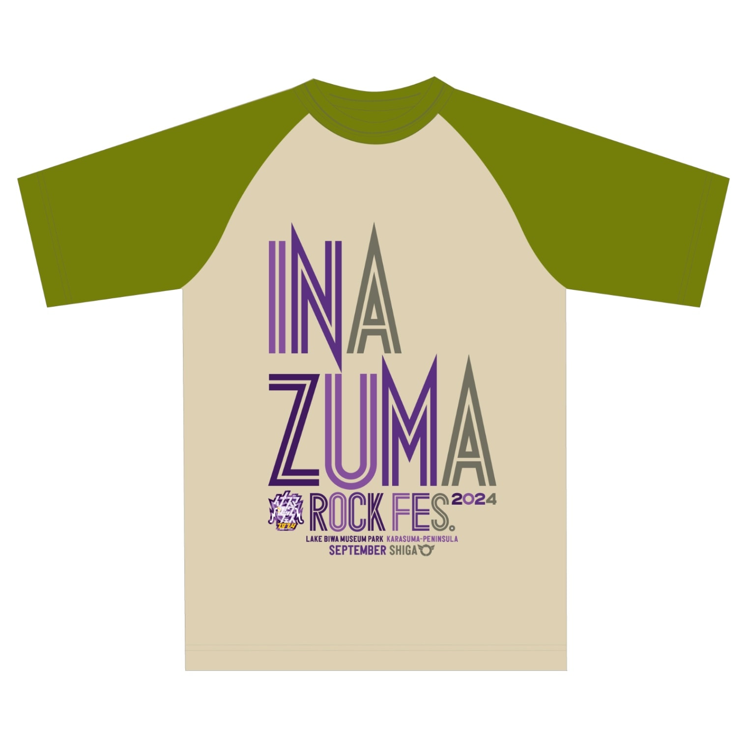 [IRF24]Tシャツ【A】(ヴィンテージナチュラル×ライトオリーブ)