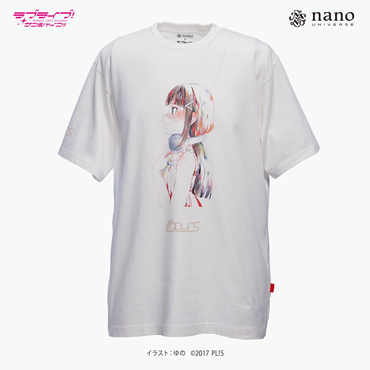ラブライブサンシャイン ナノユニバースTシャツ キーホルダー ダイヤ ルビィ ナノ・ユニバースコラボ] ナノ・ユニバース×ラブライブ ！サンシャイン