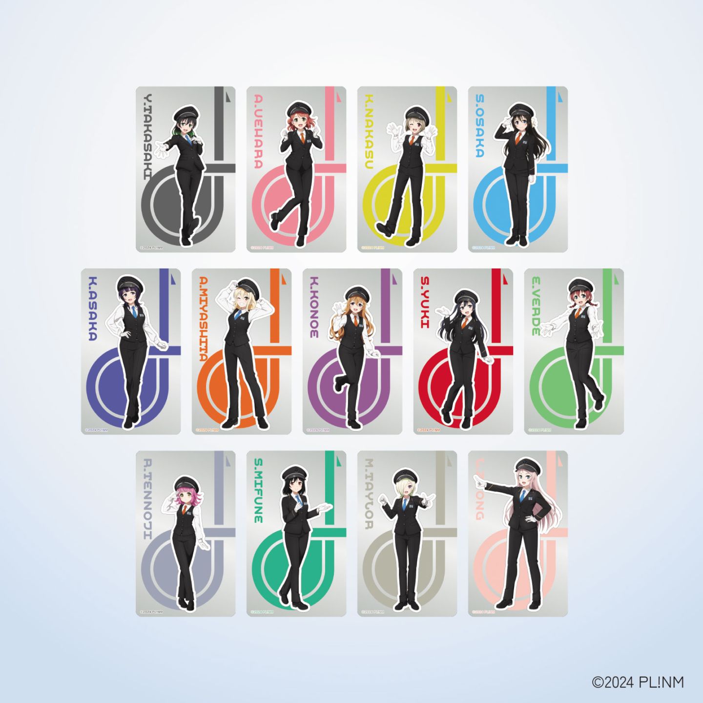 虹ヶ咲×ゆりかもめ ステッカー