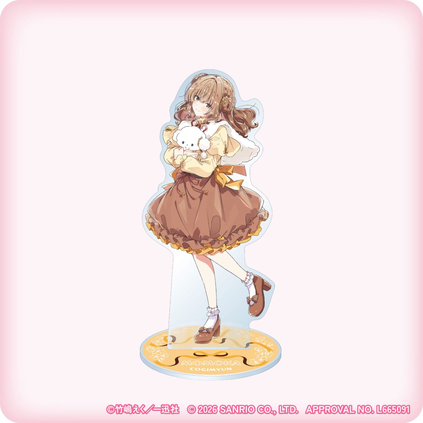 ささやくように恋を唄う×サンリオキャラクターズ BIGアクリルスタンド（里宮 百々花×こぎみゅん）
