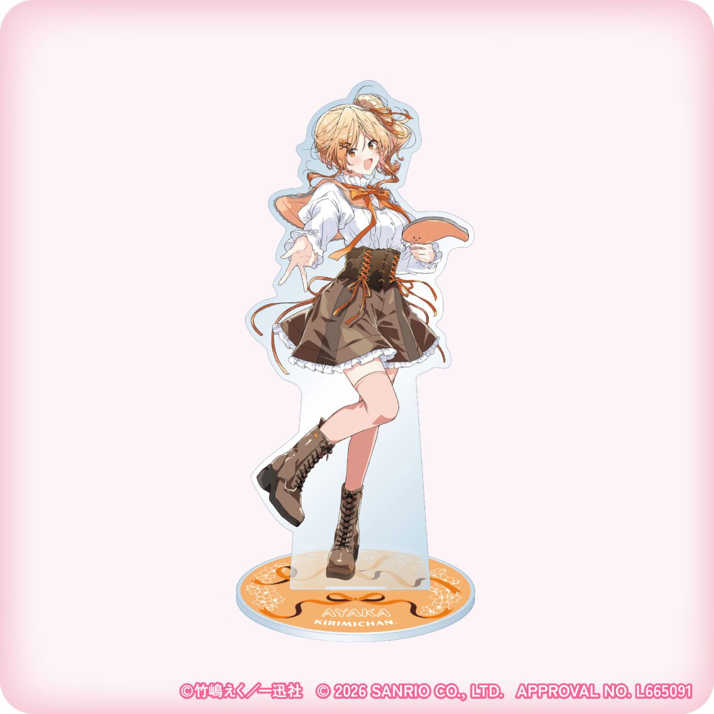 ささやくように恋を唄う×サンリオキャラクターズ BIGアクリルスタンド（古原 彩花×KIRIMIちゃん.）