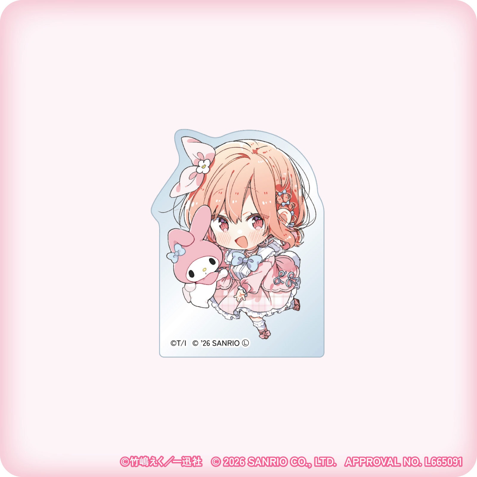 ささやくように恋を唄う×サンリオキャラクターズ ミニキャラアクリルブロック（木野 ひまり×マイメロディ）