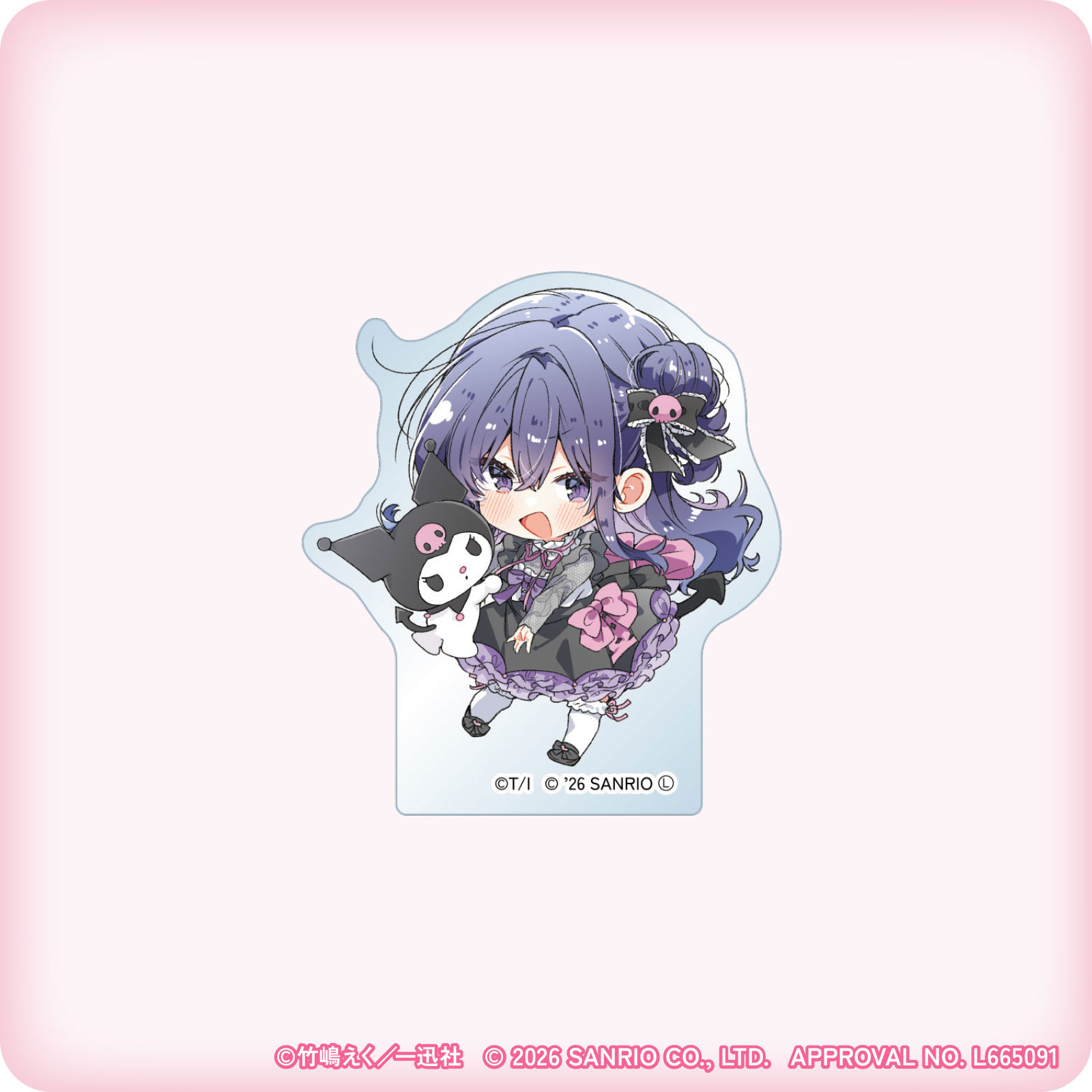ささやくように恋を唄う×サンリオキャラクターズ ミニキャラアクリルブロック（泉 志帆×クロミ）