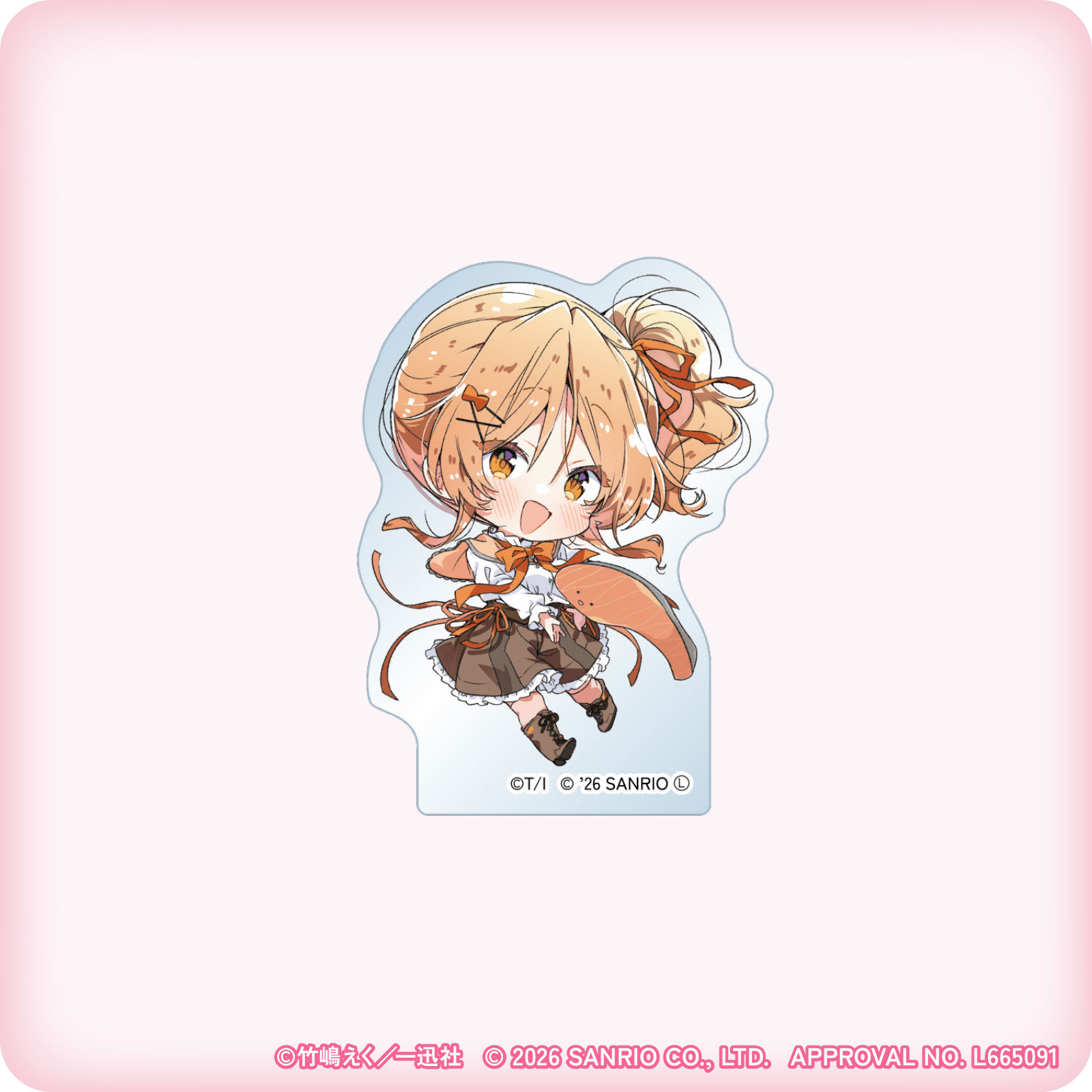 ささやくように恋を唄う×サンリオキャラクターズ ミニキャラアクリルブロック（古原 彩花×KIRIMIちゃん.）
