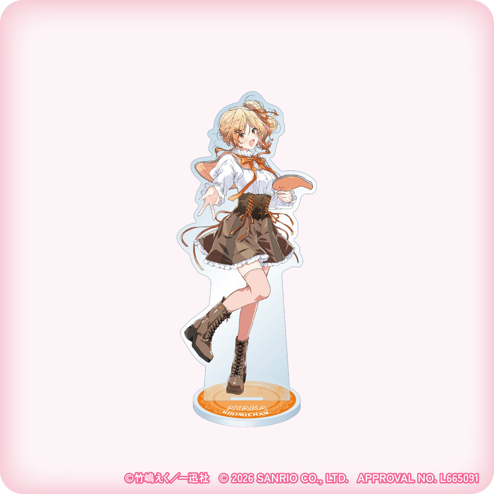 ささやくように恋を唄う×サンリオキャラクターズ アクリルスタンド（古原 彩花×KIRIMIちゃん.）