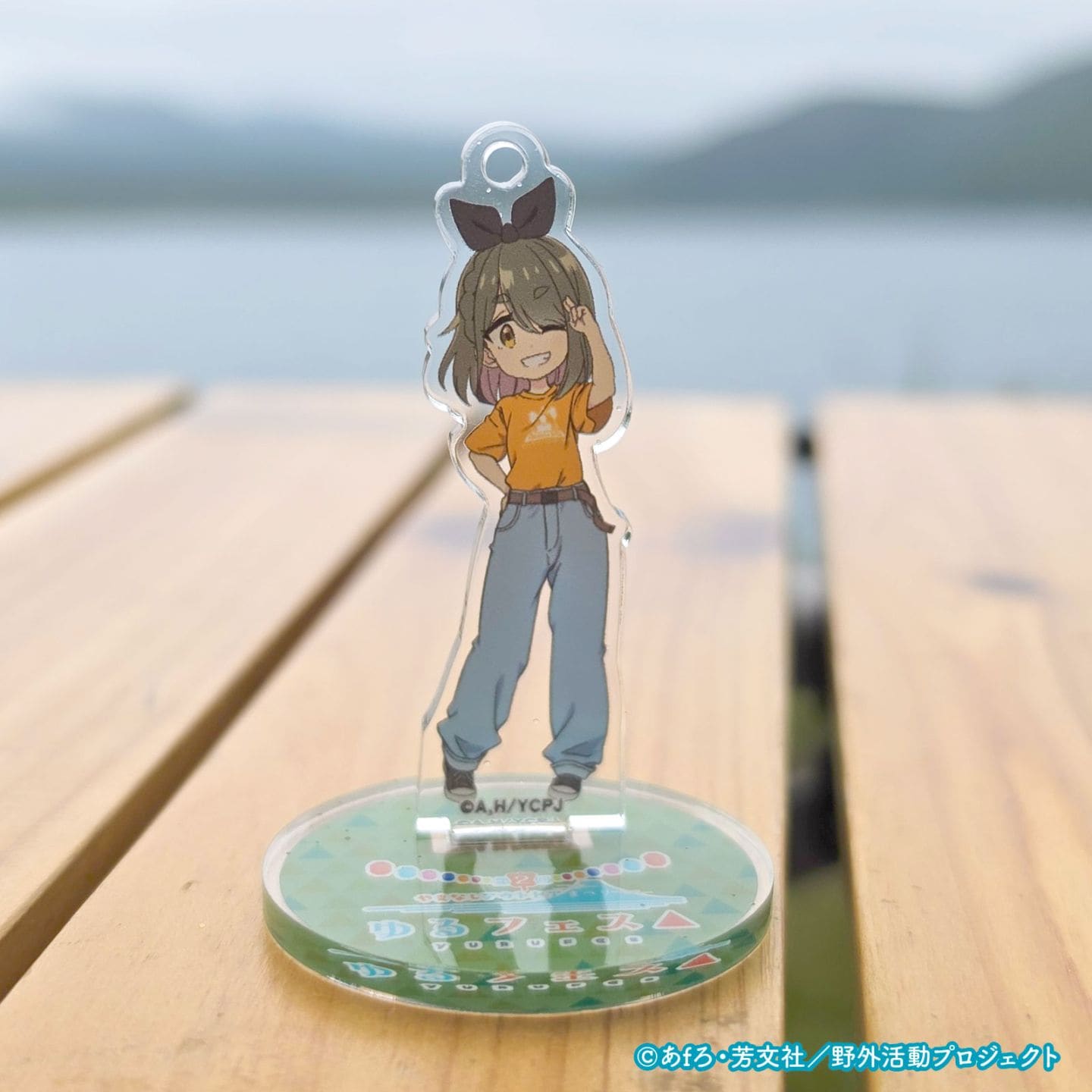 第2回ゆるフェス△　ミニアクリルスタンドキーホルダー（中津川メイ）