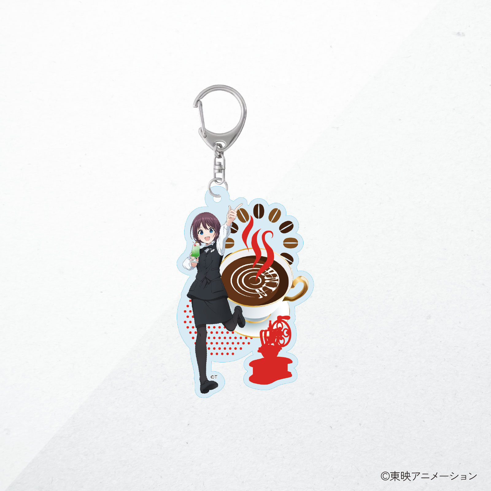 ガールズバンドクライ×丸福珈琲店　アクリルキーホルダー　井芹仁菜