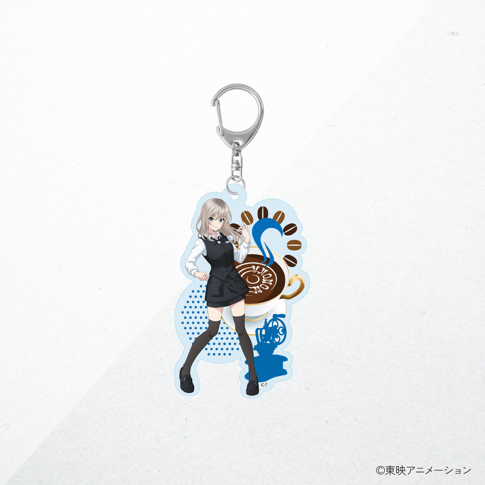 ガールズバンドクライ×丸福珈琲店　アクリルキーホルダー　河原木桃香