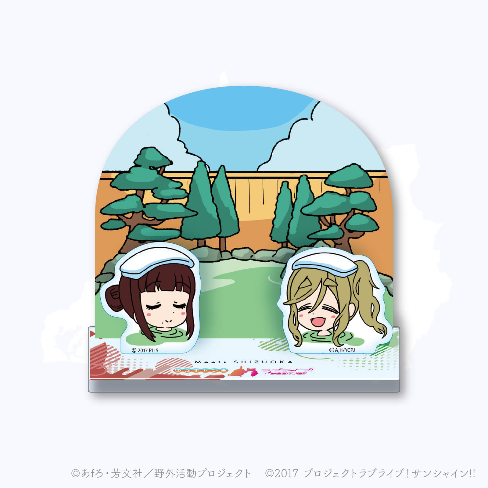 Meets SHIZUOKA スタンプ アクリルスタンド（浜名湖かんざんじ温泉 Ver.）