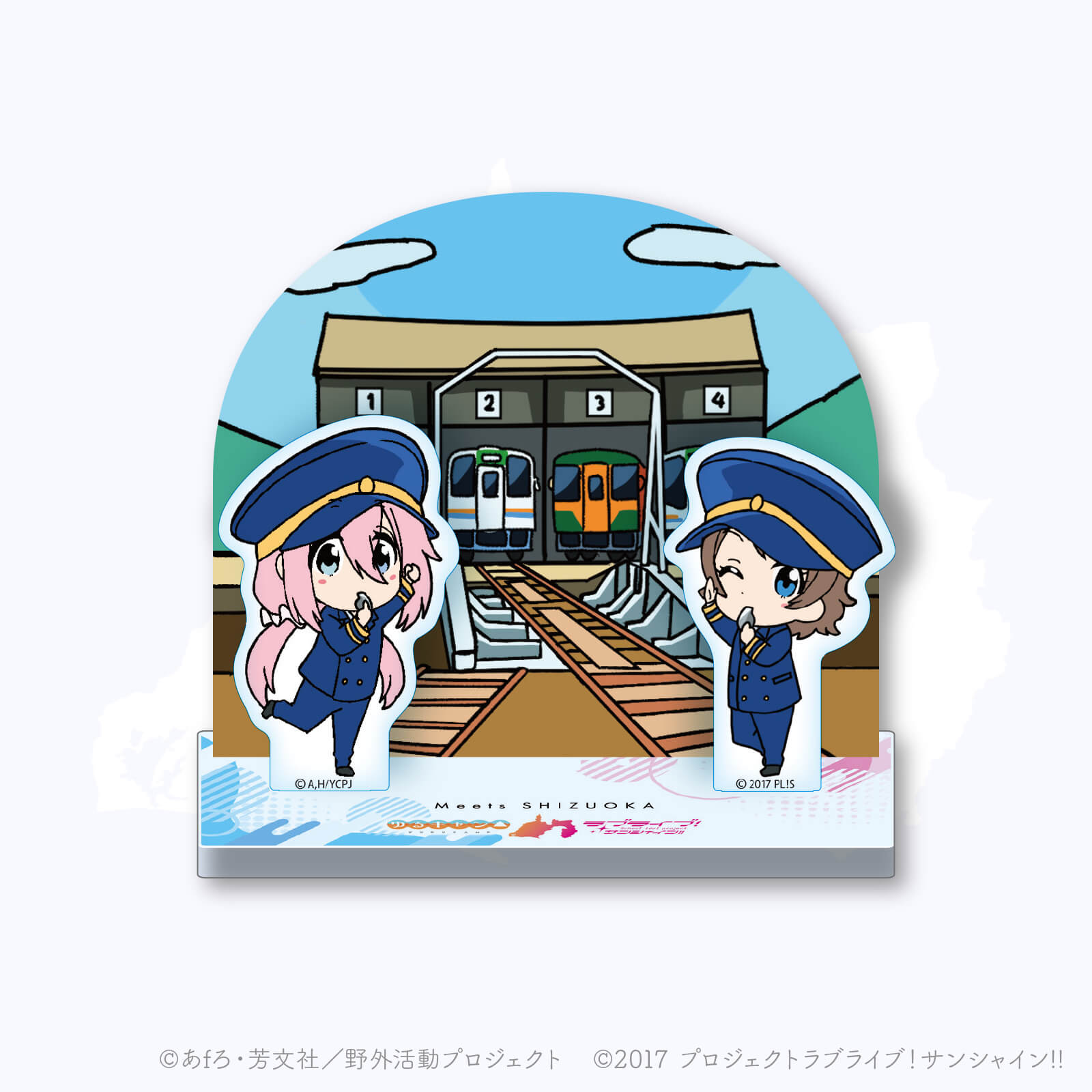 Meets SHIZUOKA スタンプ アクリルスタンド（天竜浜名湖鉄道 Ver.）