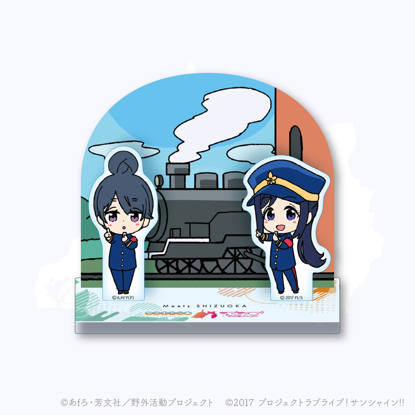 Meets SHIZUOKA スタンプ アクリルスタンド（大井川鐵道 Ver.）