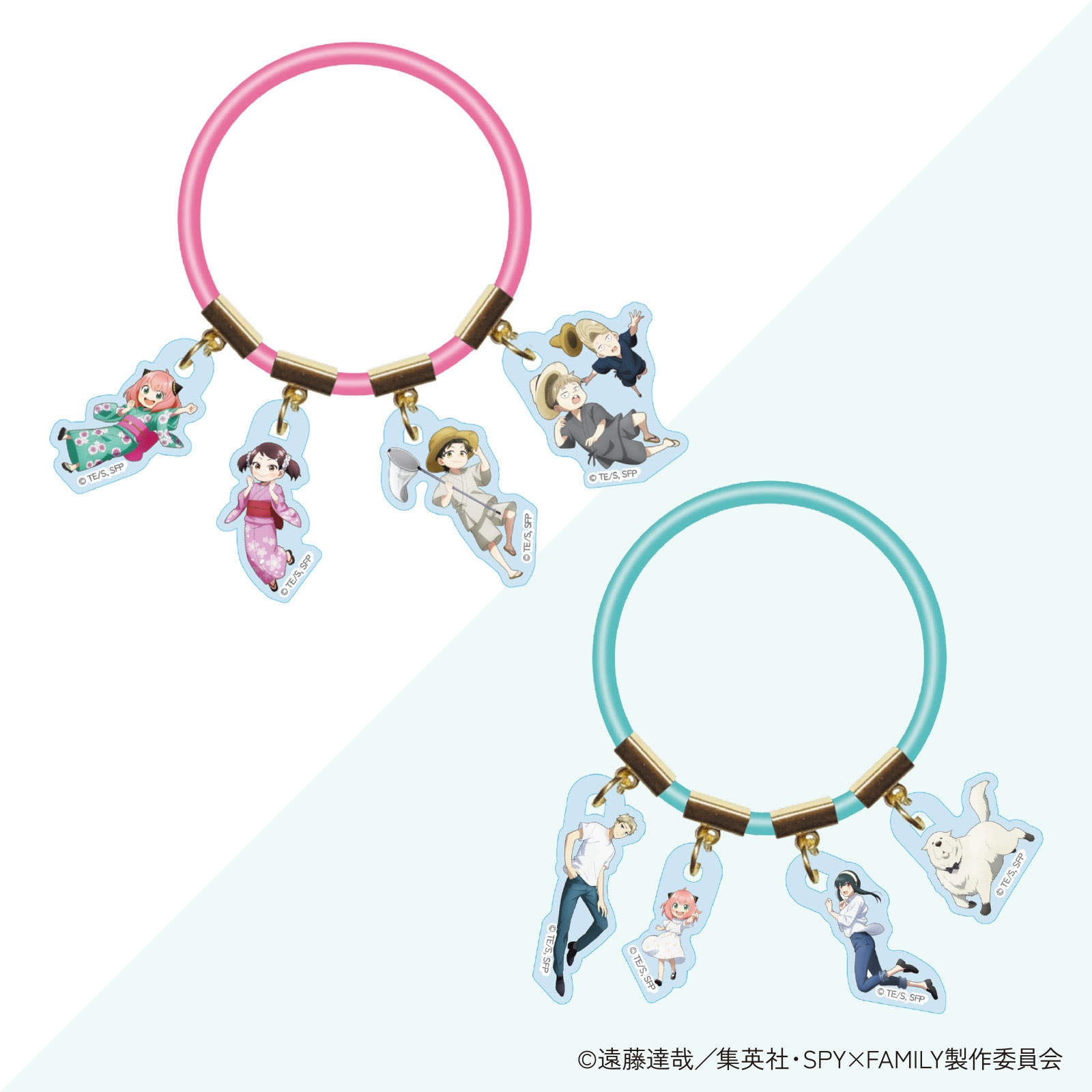 SPY×FAMILY「おでけけ大作戦」in 横浜・みなとみらい　チャームヘアゴム（フォージャー家）