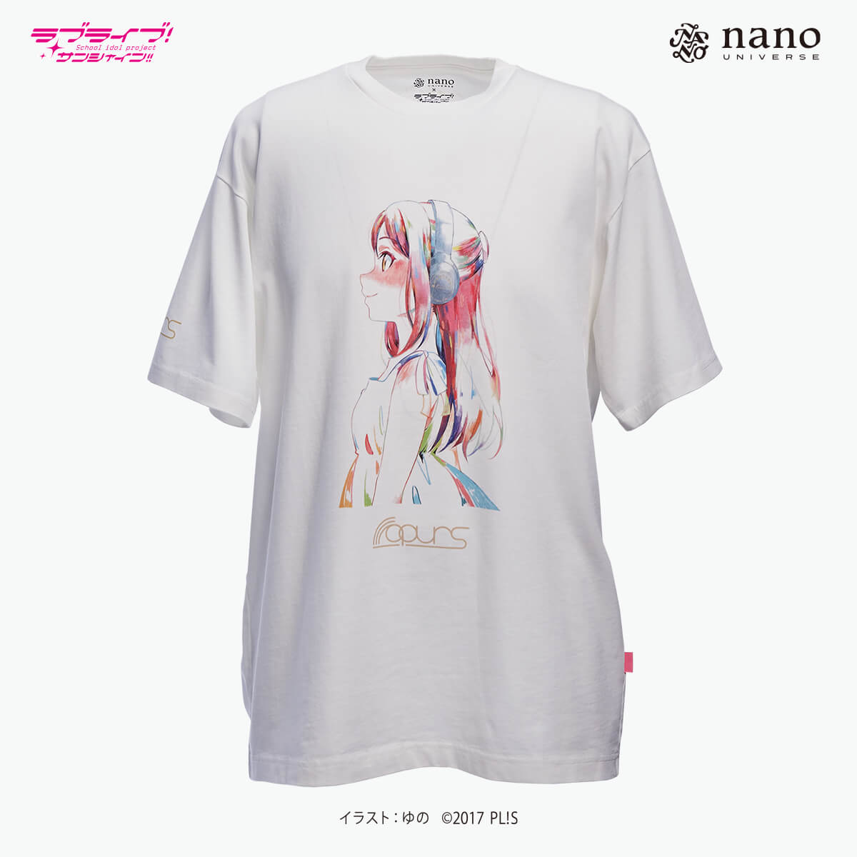 ナノ・ユニバース　ラブライブ！サンシャイン！！ナノファインTシャツ　Mサイズ ナノ・ユニバースコラボ] ナノ・ユニバース×ラブライブ
