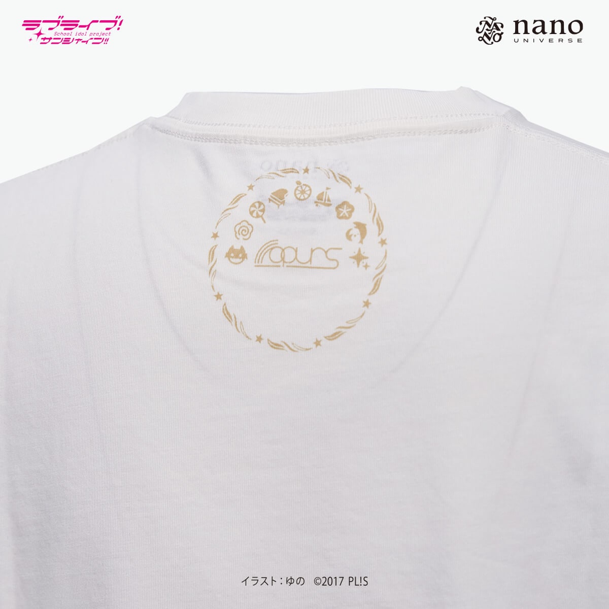 ナノ ユニバースコラボ ナノ ユニバース ラブライブ サンシャイン ナノファインtシャツ 津島善子 ラブライブ サンシャイン Yuno Mirai Things Online Store ミライシングス