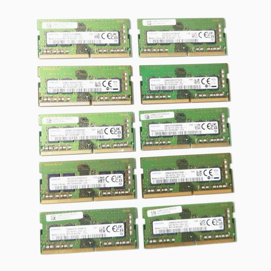 【中古】ノート用 PC4-21300(DDR4-2666) 8GB 10枚セット