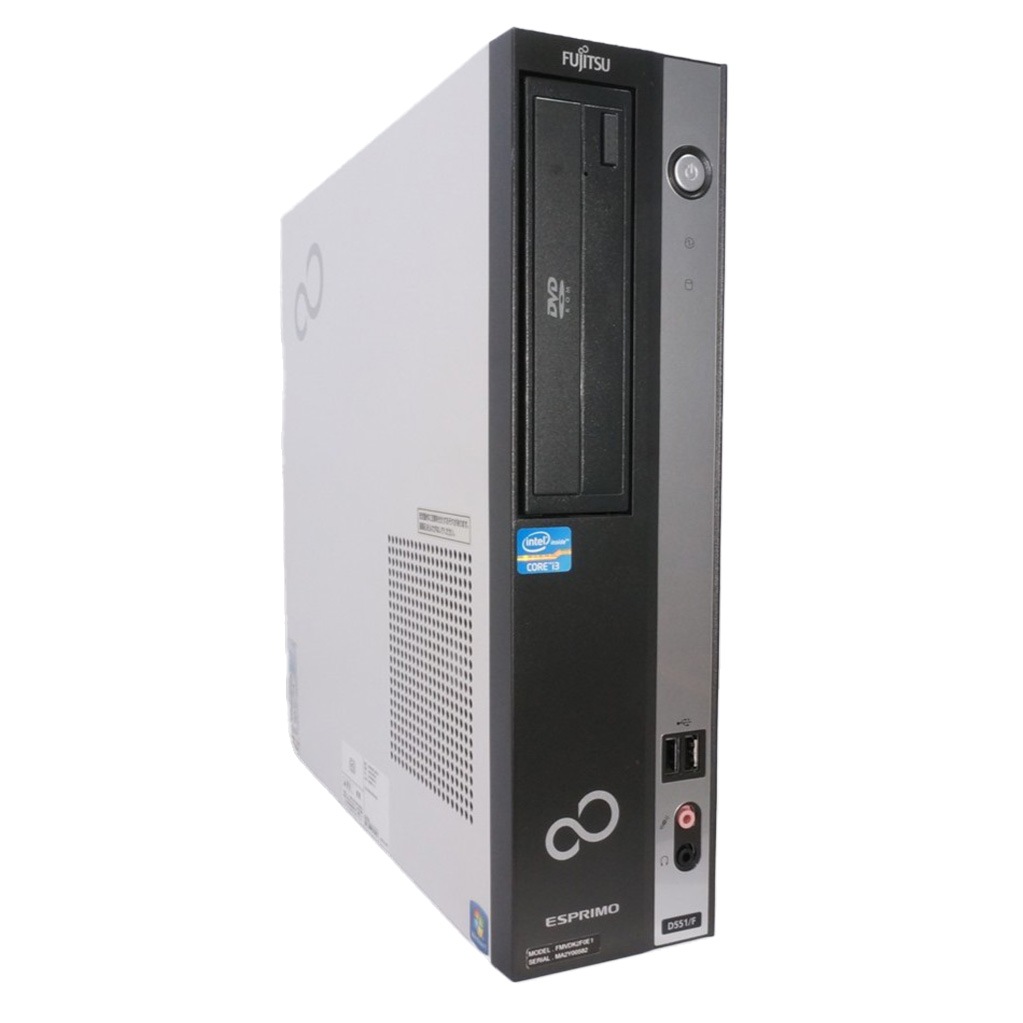 Dell モニター + Fujitsu ESPRIMO CPU FUJITSU ESPRIMO D551/D FMVDK2F0E1 | WindowsXP |中古パソコン・新品