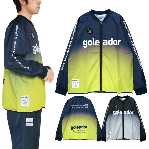 goleador ピステ・ウィンドブレーカー グレー・パンツ　3点セット　150 goleador 【goleador ゴレアドール】ジュニア 24AW ピステ