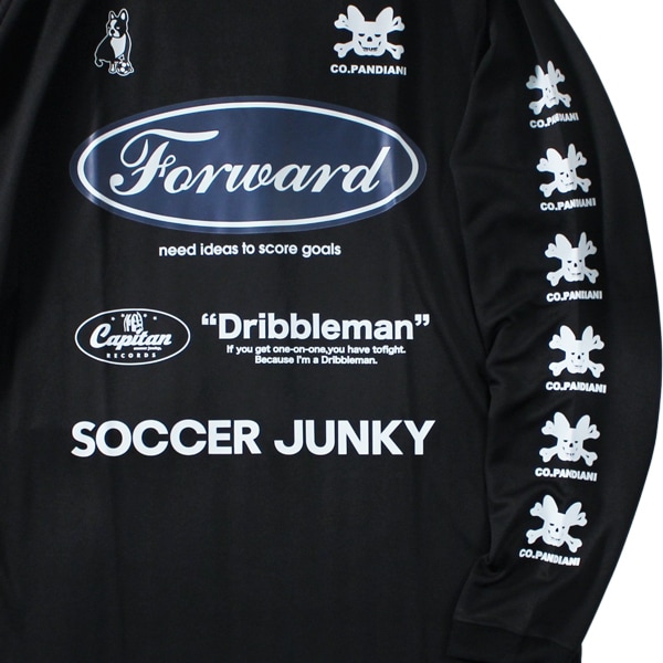 soccer junky(サッカージャンキー)2021公式戦アップシャツ JUNRed」とスポーツアパレルブランド、soccerjunky（サッカー