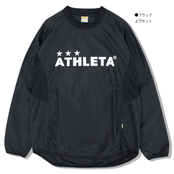 新品東京ヴェルディATHLETA ピステ・ウィンドブレーカー XO 黒 ATHLETA アスレタ ピステスーツ ジュニア(ブラック) 02381J 70