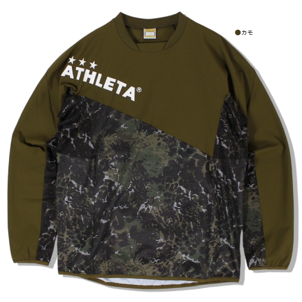 ATHLETA サッカー用ウィンドブレーカー上下 M 黒/緑